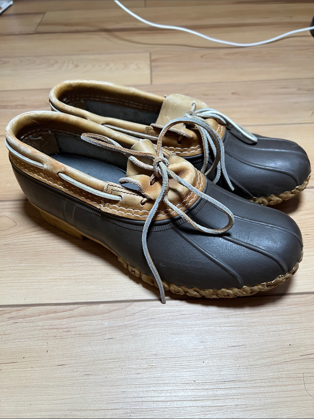 Vintage LL Bean Low Ankle Duck Boots